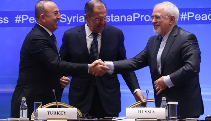 Lavrov, Çavuşoğlu ve Zariften ortak bildiri Lavrov, Çavuşoğlu ve Zariften ortak bildiri